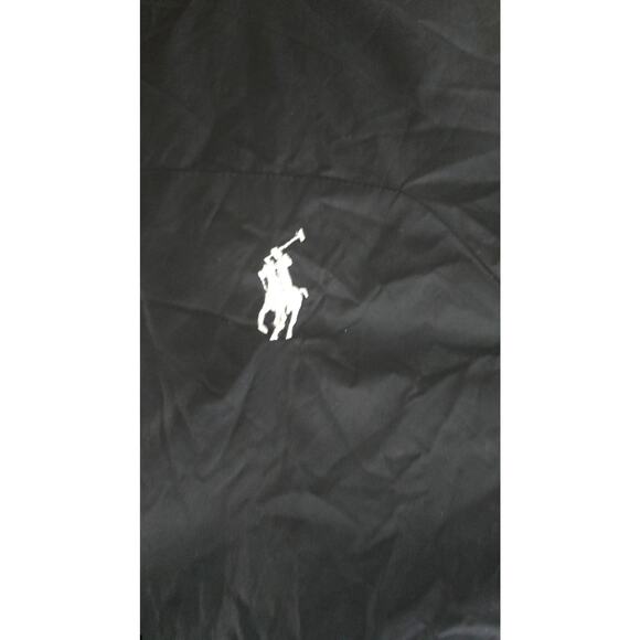 Polo Ralph Lauren Black Windbreaker Jacket with Red Zipper – Men’s Size Small - Picture 2 of 5